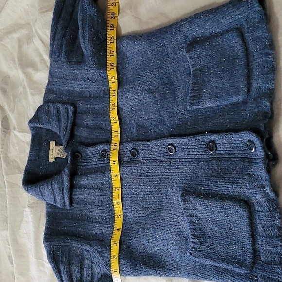 G.H.Bass & Co Women's Wool Sweater Size Medium Blue - Picture 5 of 6
